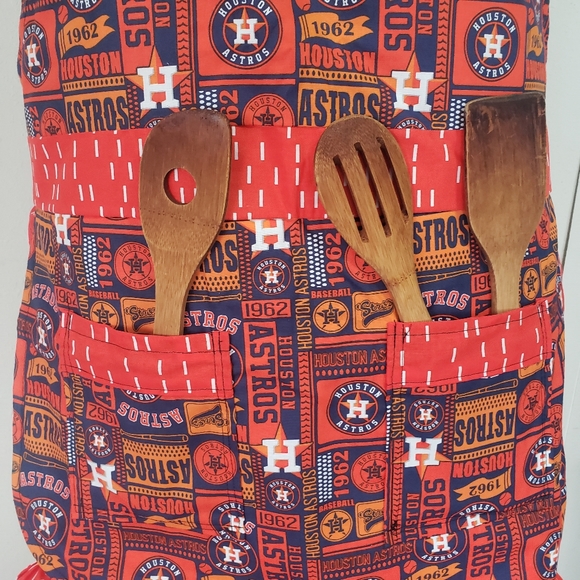 Houston Astros Handmade Kitchen Apron - Picture 3 of 8